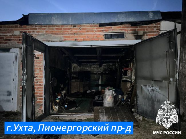 пожар в гараже Ухта